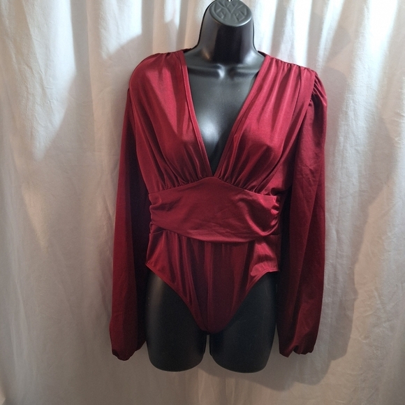 Shein V- Neck Bodysuit size large - Picture 1 of 6